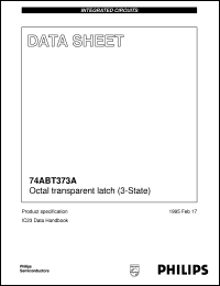 74ABT373APW datasheet: Octal transparent latch (3-State) 74ABT373APW