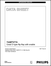 74ABT377AD datasheet: Octal D-type flip-flop with enable 74ABT377AD