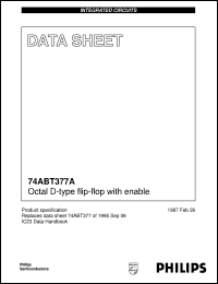 74ABT377AN datasheet: Octal D-type flip-flop with enable 74ABT377AN