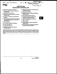 KU80C51SL-BG datasheet: Keyboard controller KU80C51SL-BG