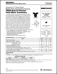 MMDF2N02ER2 datasheet: TMOS dual N-channel  field effect transistor MMDF2N02ER2