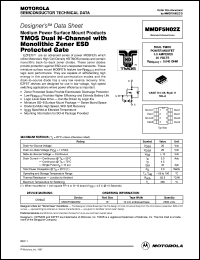 MMDF5N02ZR2 datasheet: TMOS dual N-channel MMDF5N02ZR2