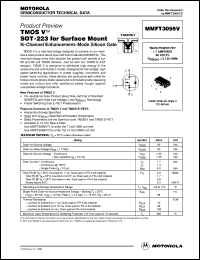 MMFT3055V datasheet: SOT-223 for surface mount MMFT3055V