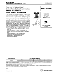 MMFT5P03HDT3 datasheet: TMOS P-channel field effect transistor MMFT5P03HDT3