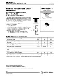 MMFT960T1 datasheet: Medium power field effect transistor MMFT960T1