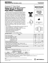 MMSF3P02HDR2 datasheet: TMOS single P-channel field effect transistor MMSF3P02HDR2