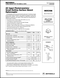 MOC256 datasheet: Small outline surface mount optocoupler MOC256