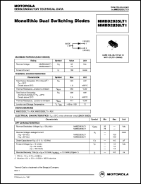 MMBD2835LT1 datasheet: Monolithic dual switching diode MMBD2835LT1