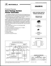 UAA2016D datasheet: Zero voltage switch power controller UAA2016D