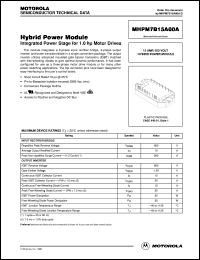 MHPM7B15A60A datasheet: Hybrid power module MHPM7B15A60A