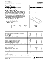 MHPM7A30E60DC3 datasheet: Hybrid power module MHPM7A30E60DC3