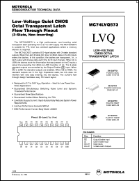 MC74LVQ573DT datasheet: Low-voltage CMOS octal transparent latch MC74LVQ573DT