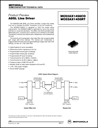 MC03AX1456CO datasheet: CopperGold line driver MC03AX1456CO
