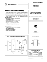 MC1404P6 datasheet: Voltage reference family MC1404P6