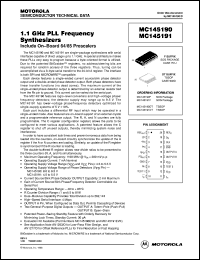 MC145190 datasheet: Evalution board manual MC145190