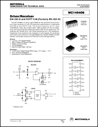 MC145406DW datasheet: Driver/receiver MC145406DW