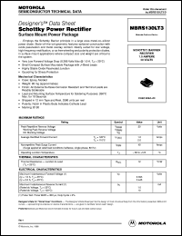 MBRS130LT3 datasheet: Schottky power rectifier MBRS130LT3