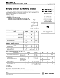 M1MA151AT1 datasheet: Single silicon switching diode M1MA151AT1