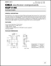 KGF1146 datasheet: Small-signal amplifier KGF1146