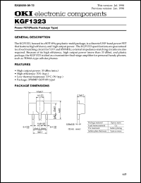 KGF1323 datasheet: Power FET (plastic package type) KGF1323