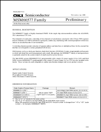 MSM66577-xxTB datasheet: 16-bit microcontroller MSM66577-xxTB