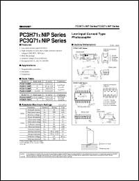 PC3H710NIP datasheet: Low-input current type photocoupler PC3H710NIP