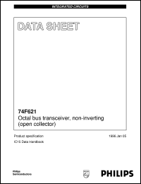 N74F621N datasheet: Octal bus transceiver, non-inverting (open collector) N74F621N