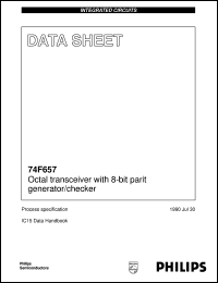 I74F657D datasheet: Octal transceiver with 8-bit parity generator/checker I74F657D