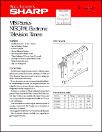 VTST6UF78 datasheet: NTSC/PAL electronic television tuner VTST6UF78