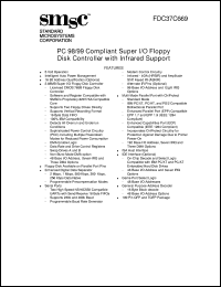 FDC37C669 datasheet: PC 98/99  compliant super I/O floppy disk controller FDC37C669