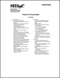 FDC87W22 datasheet: Power I/O controller FDC87W22