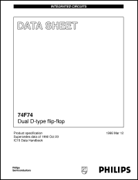 I74F74D datasheet: Dual D-type flip-flop I74F74D