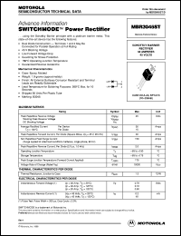 MBR3045ST datasheet: Power rectifier MBR3045ST