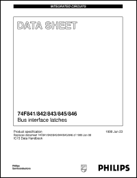 N74F843D datasheet: Bus interface latches N74F843D