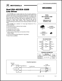 MC3488AD datasheet: Dual EIA-423/EIA-232D driver MC3488AD
