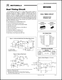 MC3456P datasheet: Dual timing circuit MC3456P