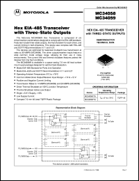 MC34059FTA datasheet: HEX EIA-485 transceiver MC34059FTA