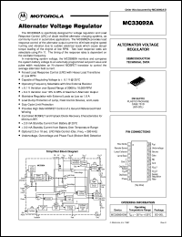 MC33092ADW datasheet: Alternator voltage regulator MC33092ADW