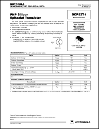 BCP53T1 datasheet: PNP silicon epitaxial transistor BCP53T1