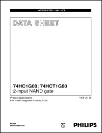 74HCT1G00GW datasheet: 2-input NAND gate 74HCT1G00GW