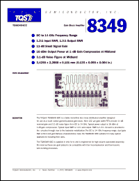 TGA8349-SCC datasheet: Gain block amplifier TGA8349-SCC
