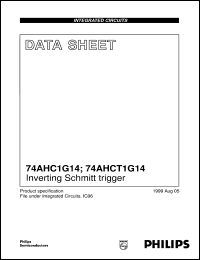 74AHC1G14 datasheet: Inverting Schmitt trigger 74AHC1G14