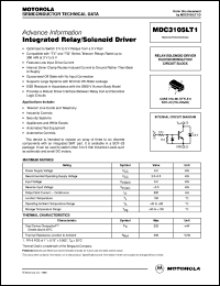 MDC3105LT1 datasheet: Integrated relay/Solenoid driver MDC3105LT1