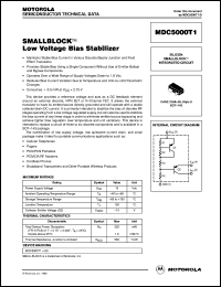 MDC5000T1 datasheet: Low voltage blas stabilizer MDC5000T1