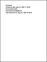 MC74F299N datasheet: 8-bit universal shift/storage register MC74F299N