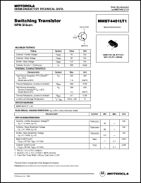 MMBT440LT1 datasheet: Switching transistor MMBT440LT1