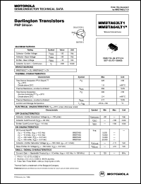 MMBTA63LT1 datasheet: Darlington transistor MMBTA63LT1