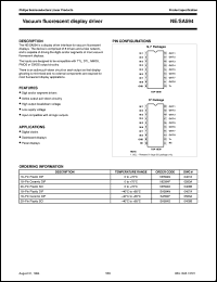 SA594N datasheet: Vacuum fluorescent display driver SA594N