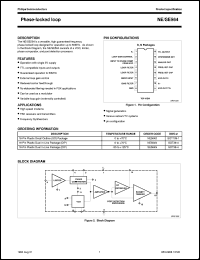 NE564D datasheet: Phase-locked loop NE564D