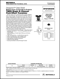 MTSF3N03HDR2 datasheet: TMOS single N-channel field effect transistor MTSF3N03HDR2